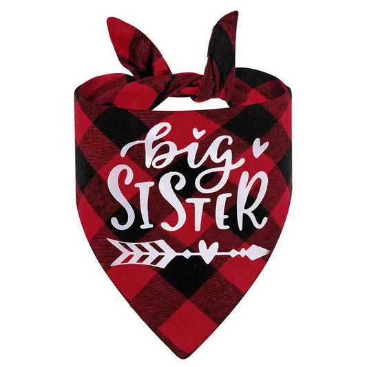 Plaid Dog Bandana for Dogs & Cats – Classic British Pet Scarf