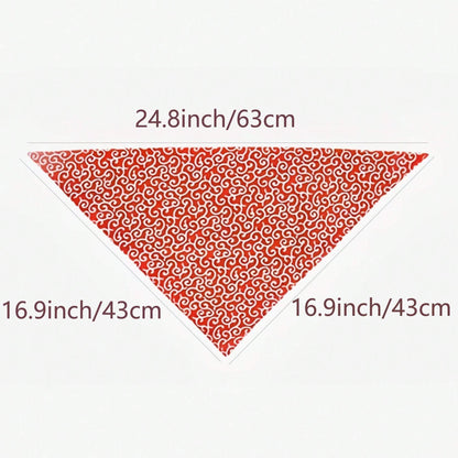 Karakusa Dog Bandana for Dogs & Cats – Japanese Pet Scarf