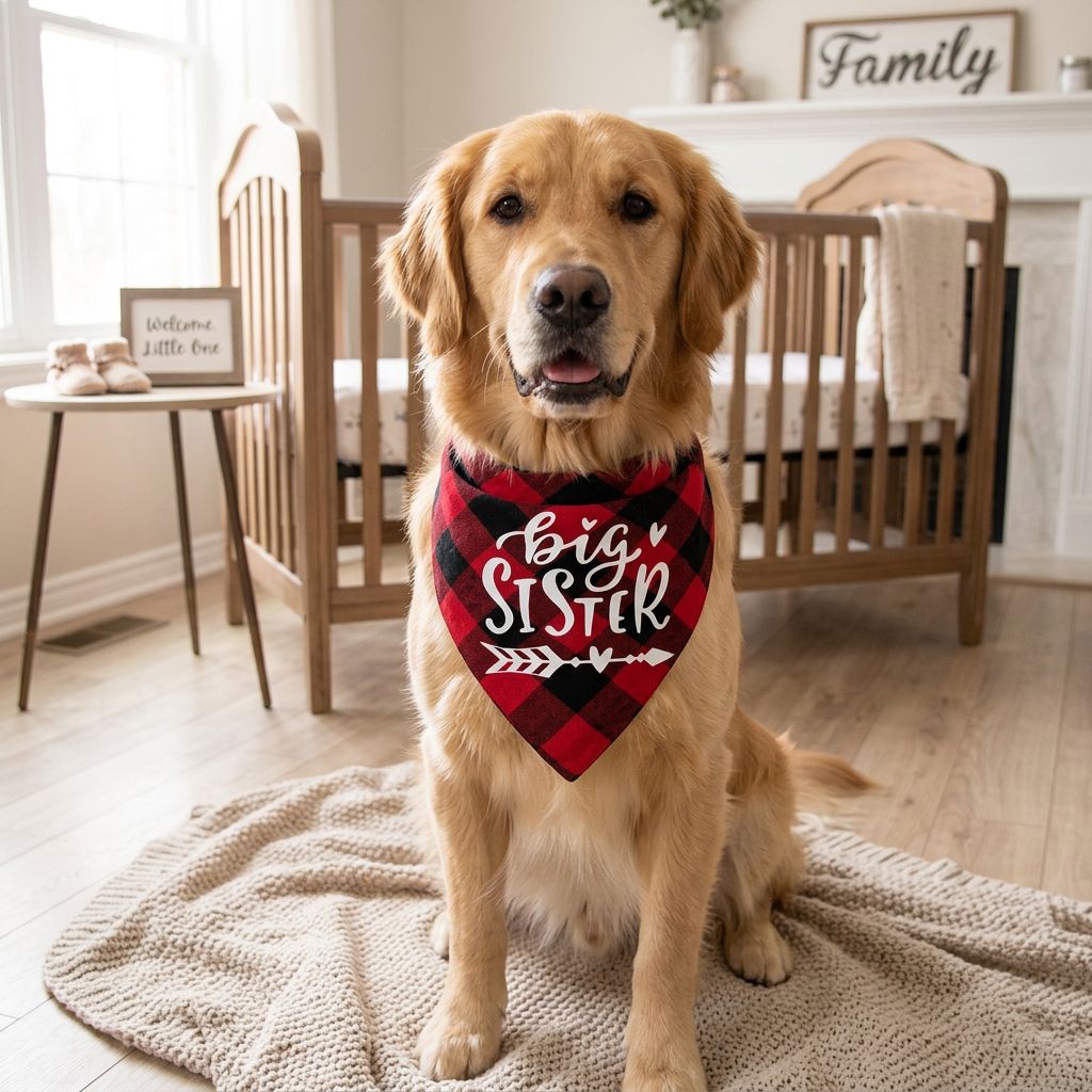 Plaid Dog Bandana for Dogs & Cats – Classic British Pet Scarf