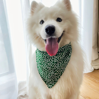 Karakusa Dog Bandana for Dogs & Cats – Japanese Pet Scarf