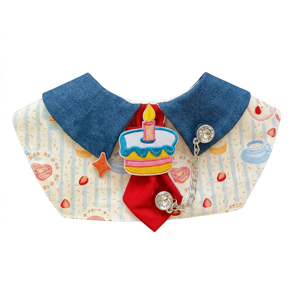 Dog Birthday Bandana for Dogs & Cats – Cute Party Bib