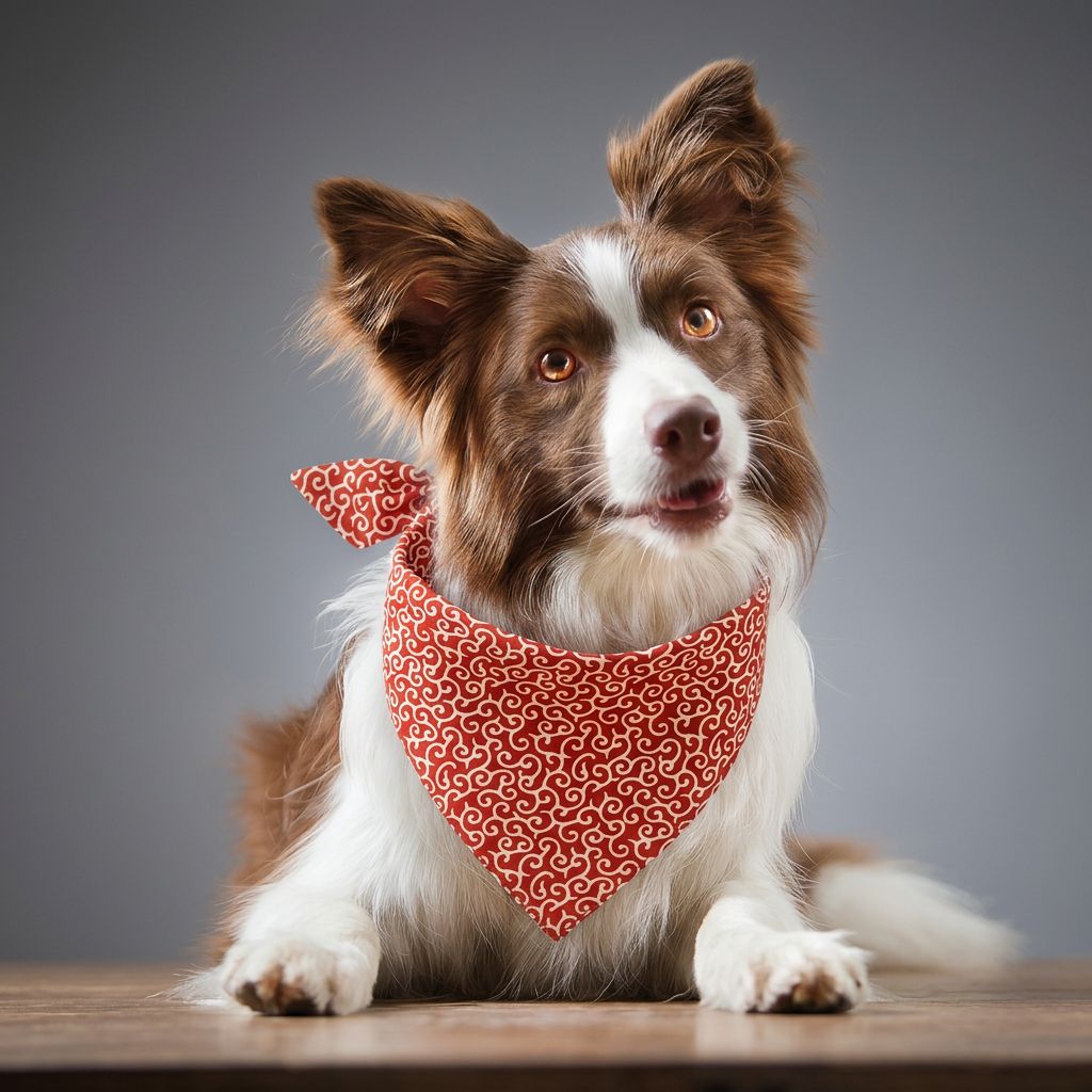 Karakusa Dog Bandana for Dogs & Cats – Japanese Pet Scarf